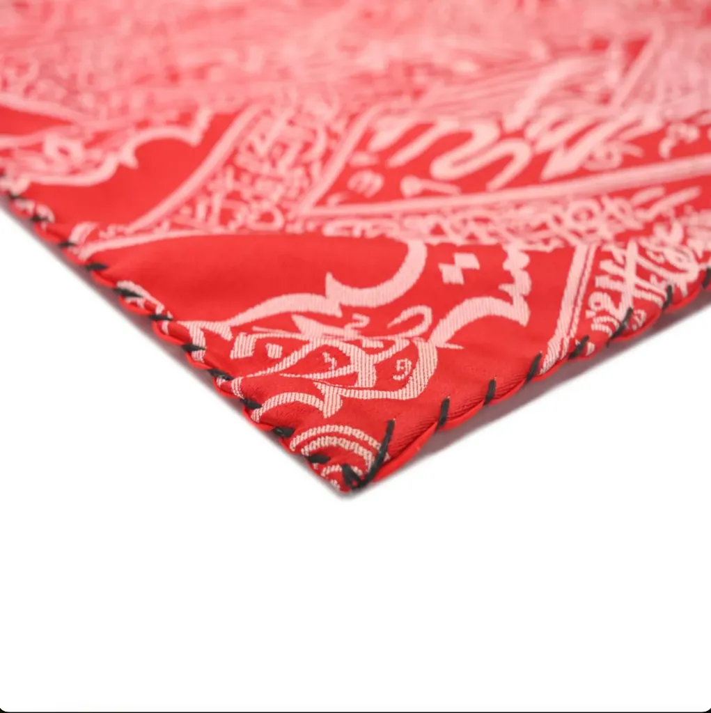 Red Kiswa from Inside Kaaba Wall – 50×25 cm