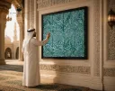 Certified Kiswah of Roza-e-Rasool 130x110 cm – Premium Islamic Wall Décor